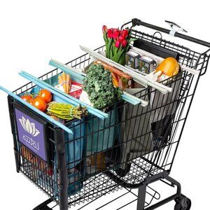 Lotus Trolley Bags-Reusable Shopping Bags (Set of 4) & 15 produce bags